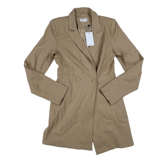 Lovers + Friends - Roxanne Blazer Dress in Light Tan - Picture 1 of 4